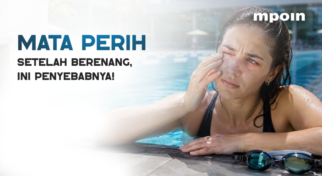 mata perih setalah berenang