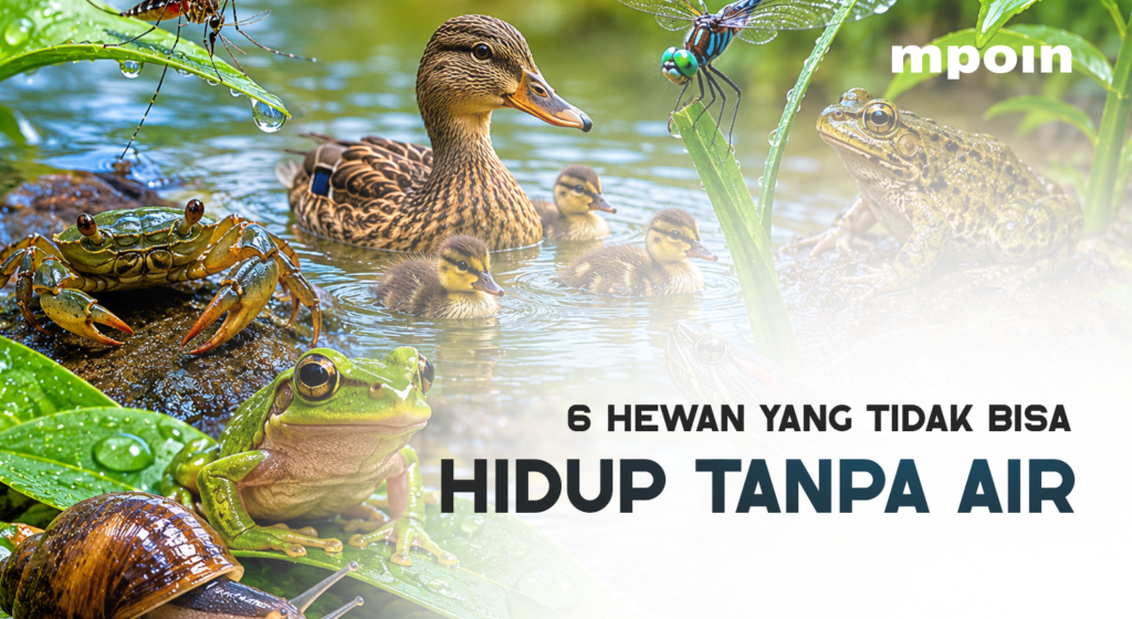 6 Hewan yang Tidak Bisa Hidup Tanpa Air Selain Ikan