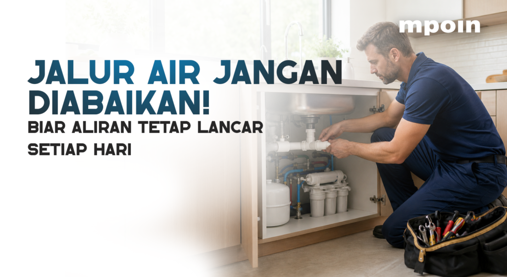 Catat! Jangan Abaikan Jalur Air Rumah agar Tetap Lancar