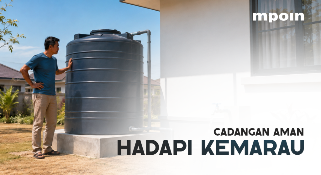 Cadangan Air Jangan Sampai Kurang, Ini 6 Tips Pilih Toren Air saat Kemarau