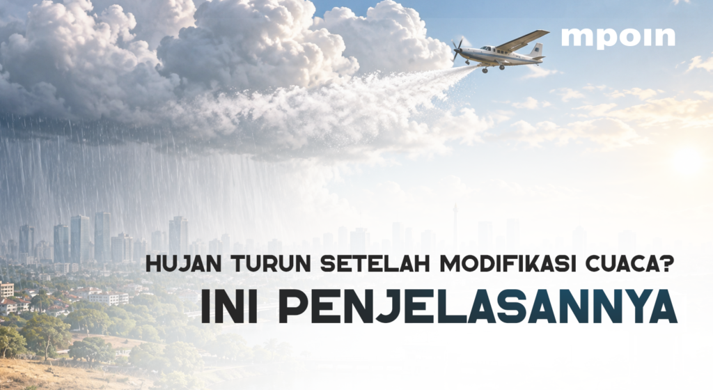 ARTIKEL.ID - Hujan Turun Setelah Modifikasi Cuaca